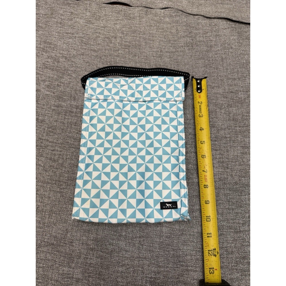Blue White Scout Insulated Soft Lunch Box Bag Small